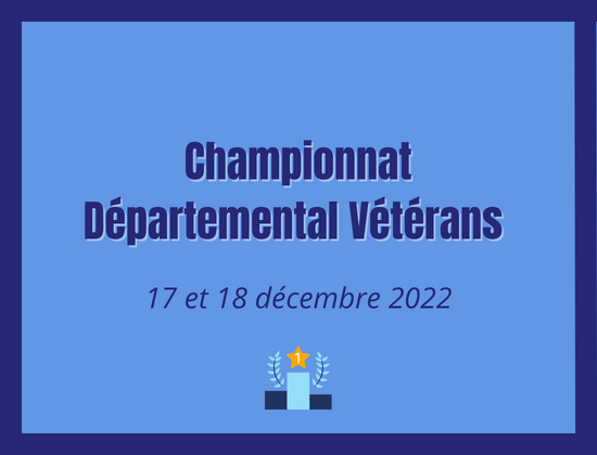 Championnat Départemental Vétérans 2022